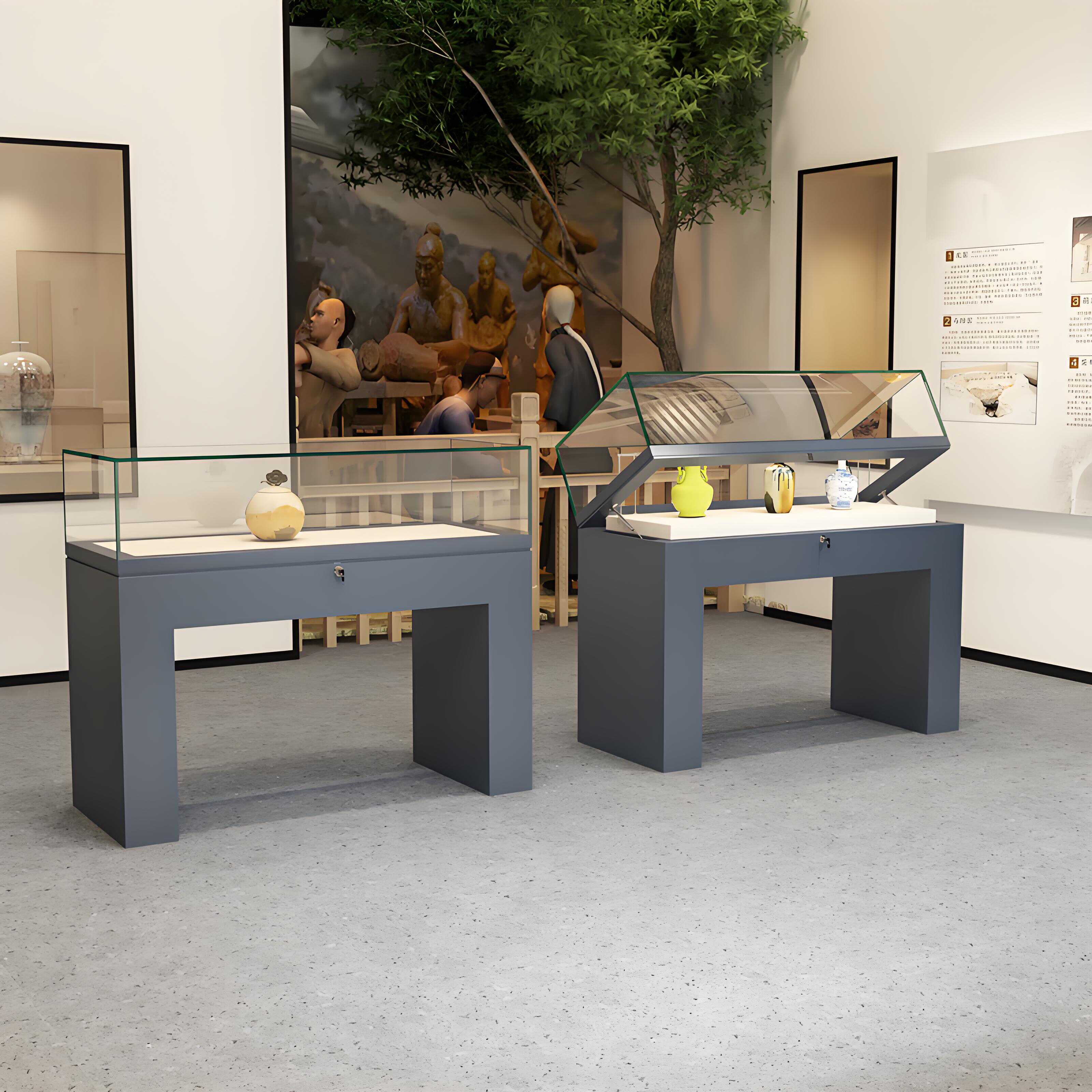 錫布魯克（Seabrook）專業展示解決方案 博物館紀念館文物字畫玻璃展柜與禮儀服務